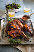 Grilled butterfly chicken