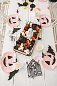 Halloween table setting