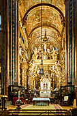 Altar in der Kathedrale von Santiago de Compostela, Galicien, Spanien