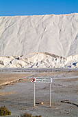 Sea salt mounds, Camargue, France