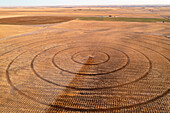 Irrigation on a farm, Oklahoma, USA