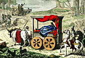 Chariot of a Gallic King, illustration