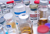 Coronavirus covid-19 vaccine, conceptual image