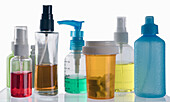 Cosmetic containers and medication