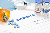 Drugs with evidence document