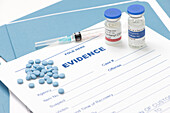Morphine and fentanyl evidence collection form