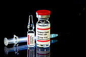 Fentanyl citrate vial, ampule and syringe