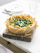 Spinach and Fontina Tart