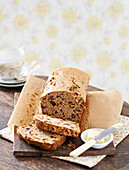 Tea bread with mixed fruit