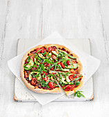 Vegetarian Pizza Tricolore