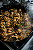 South Indian Chicken Liver Curry from Chennai
