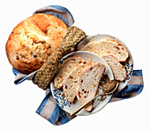 Buccellato (Traditionelles, süßes Brot aus Lucca, Toskana, Italien)