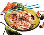Chinese glass noodles with vegetables
