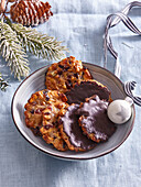 Cranberry-Schokoladen-Cookies mit Nüssen