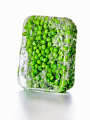 Peas in an ice block