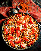 Chickpeas with tomatoes (Arabia)