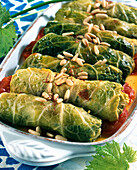 Greek savoy cabbage rolls
