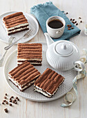 Tiramisu slices