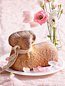 Kefir Easter lamb cake
