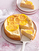 Lemon cheesecake with ginger