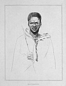 Khoikhoi man, illustration