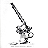 Pillischer's larger Student's Microscope, illustration