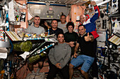 Expedition 67 crew on the ISS