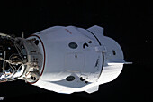 SpaceX Dragon Freedom crew ship docked to the ISS