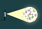 Medical research, illustration