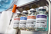 Covid-19 vaccines, conceptual image
