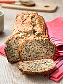 Hearty cottage cheese and seed bread