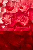 Raspberry pop with ice cream (detail, fills picture)