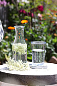 Elderflower water for relief of hay fever
