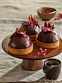De Luxe chocolate mini cakes
