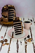 Chocolate Fault Line Cake
