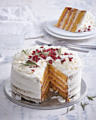 New Year s almond and coconut cake
