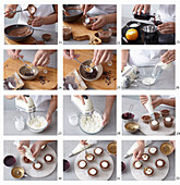 Chocolate mousse with sherry liqueur step by step