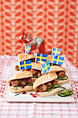 Subs with Swedish Meatballs from Malmö (Sweden)