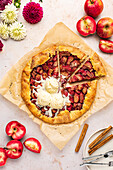 A fresh homemade French Apple Galette