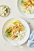 Greek Zucchini Rice with Feta and Dill