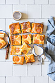 Apricot and coconut slice