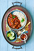Slow-cooked beef Rogan Josh curry