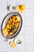 Roasted potatoes with rosemary and lemon