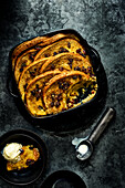 Bread and butter pudding