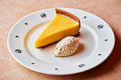 A slice of Sicilian lemon tart