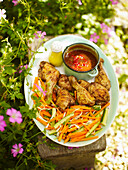 Bang Bang Chicken mit Sichuan-Salat