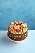 A festive vanilla-and-chocolate cake for Easter