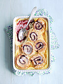 'Roly-Poly' Bread and Butter Pudding