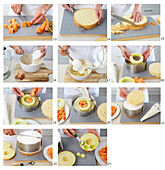 Melon tart - step by step