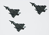 Royal Air Force Eurofighter Typhoons in flight